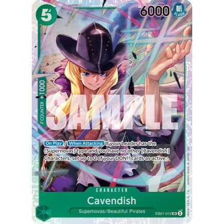 Cavendish - EB01-012 (Reprint) (EB01-012) - Premium Booster -The Best- Vol. 2 Foil