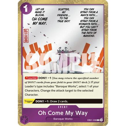 Oh Come My Way (Pirate Foil) (EB01-038) - Premium Booster -The Best- Vol. 2 Foil