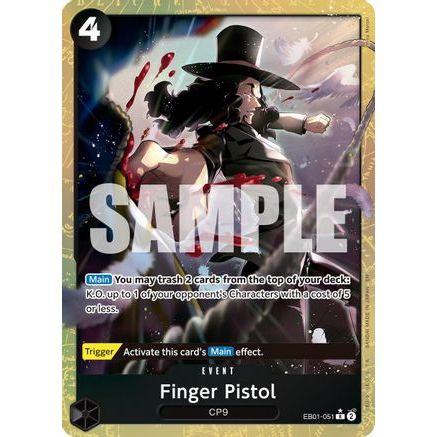 Finger Pistol (Alternate Art) (EB01-051) - Premium Booster -The Best- Vol. 2 Foil