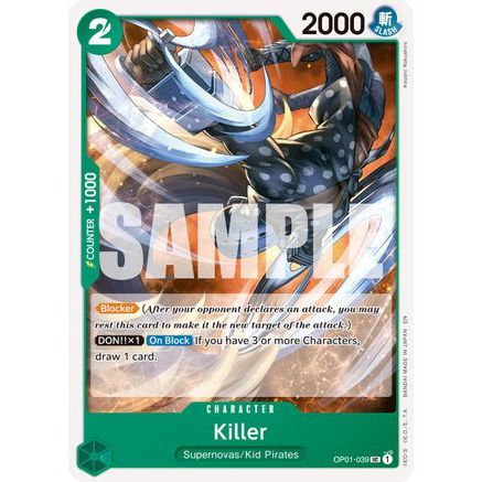 Killer (Reprint) (OP01-039) - Premium Booster -The Best- Vol. 2