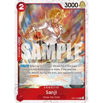 Sanji - ST21-003 (Pirate Foil) (ST21-003) - Premium Booster -The Best- Vol. 2 Foil