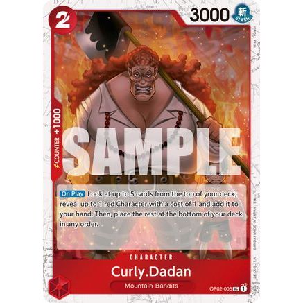 Curly.Dadan (Pirate Foil) (OP02-005) - Premium Booster -The Best- Vol. 2 Foil