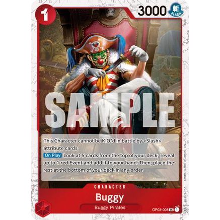 Buggy - OP03-008 (Pirate Foil) (OP03-008) - Premium Booster -The Best- Vol. 2 Foil