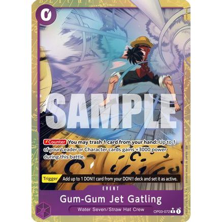 Gum-Gum Jet Gatling (Alternate Art) (OP03-072) - Premium Booster -The Best- Vol. 2 Foil