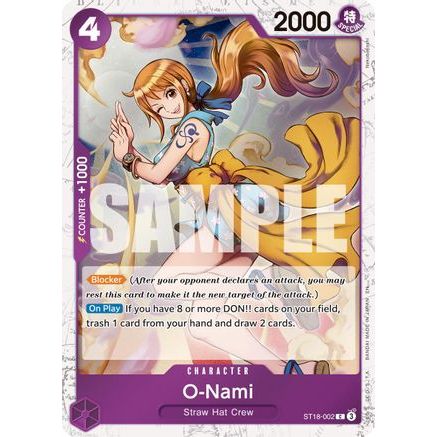 O-Nami (Pirate Foil) (ST18-002) - Premium Booster -The Best- Vol. 2 Foil