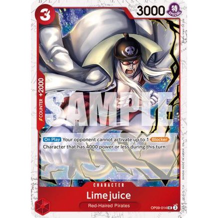 Limejuice (Pirate Foil) (OP09-014) - Premium Booster -The Best- Vol. 2 Foil