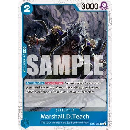 Marshall.D.Teach - ST17-005 (Pirate Foil) (ST17-005) - Premium Booster -The Best- Vol. 2 Foil