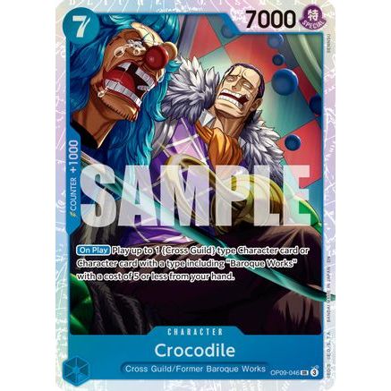 Crocodile - OP09-046 (Reprint) (OP09-046) - Premium Booster -The Best- Vol. 2 Foil