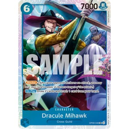 Dracule Mihawk - OP09-048 (Reprint) (OP09-048) - Premium Booster -The Best- Vol. 2 Foil