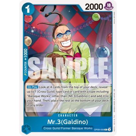 Mr.3(Galdino) - OP09-056 (Reprint) (OP09-056) - Premium Booster -The Best- Vol. 2 Foil