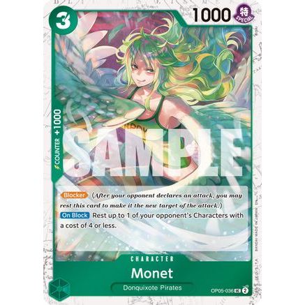 Monet (Pirate Foil) (OP05-036) - Premium Booster -The Best- Vol. 2 Foil