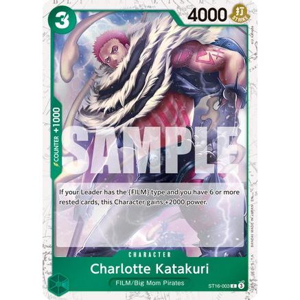 Charlotte Katakuri (Pirate Foil) (ST16-003) - Premium Booster -The Best- Vol. 2 Foil