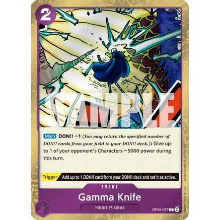 Gamma Knife (Pirate Foil) (OP05-077) - Premium Booster -The Best- Vol. 2 Foil