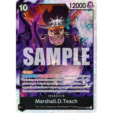Marshall.D.Teach - OP09-093 (Reprint) (OP09-093) - Premium Booster -The Best- Vol. 2 Foil