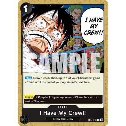 I Have My Crew!! (Reprint) (ST14-016) - Premium Booster -The Best- Vol. 2