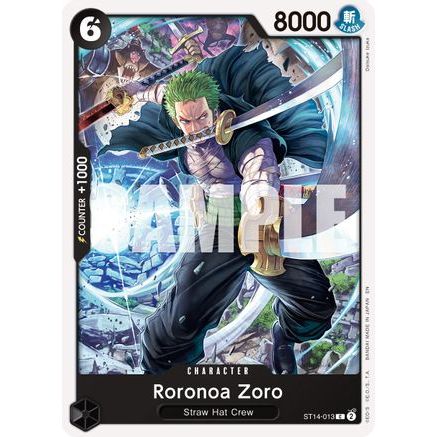 Roronoa Zoro - ST14-013 (Reprint) (ST14-013) - Premium Booster -The Best- Vol. 2