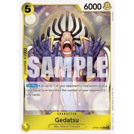 Gedatsu (Reprint) (OP05-102) - Premium Booster -The Best- Vol. 2 Foil