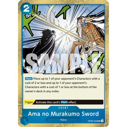 Ama no Murakumo Sword (Pirate Foil) (OP06-056) - Premium Booster -The Best- Vol. 2 Foil