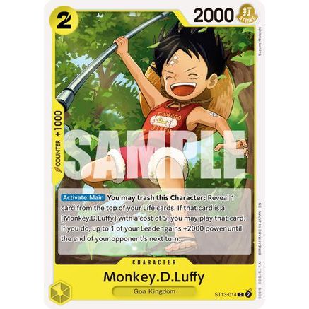 Monkey.D.Luffy - ST13-014 (Reprint) (ST13-014) - Premium Booster -The Best- Vol. 2