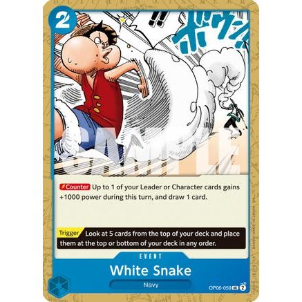 White Snake (Reprint) (OP06-059) - Premium Booster -The Best- Vol. 2
