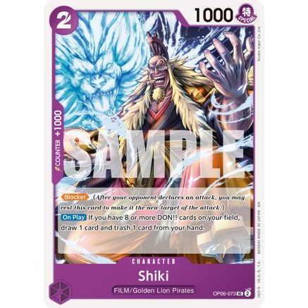 Shiki (Reprint) (OP06-073) - Premium Booster -The Best- Vol. 2