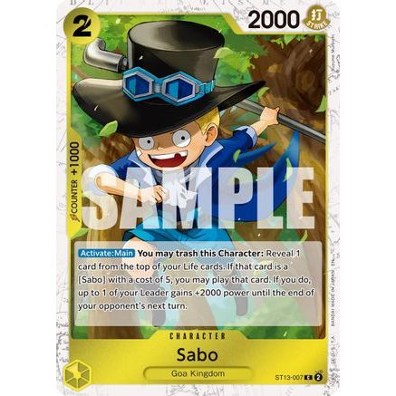 Sabo - ST13-007 (Pirate Foil) (ST13-007) - Premium Booster -The Best- Vol. 2 Foil