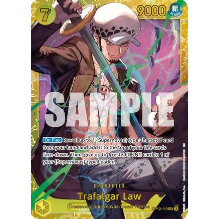 Trafalgar Law - OP10-119 (Reprint) (OP10-119) - Premium Booster -The Best- Vol. 2 Foil