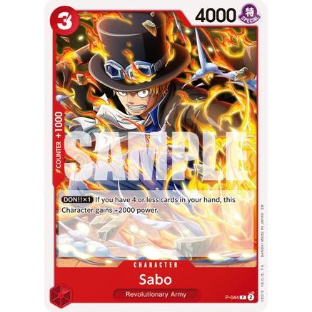 Sabo - P-044 (Reprint) (P-044) - Premium Booster -The Best- Vol. 2