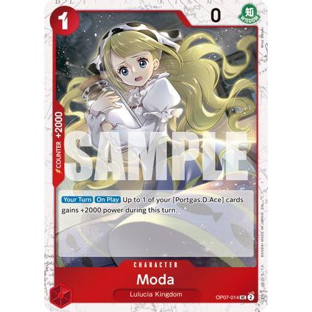 Moda (Pirate Foil) (OP07-014) - Premium Booster -The Best- Vol. 2 Foil