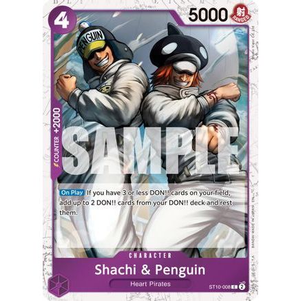 Shachi & Penguin (Pirate Foil) (ST10-008) - Premium Booster -The Best- Vol. 2 Foil