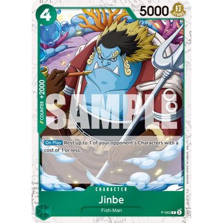 Jinbe - P-063 (Pirate Foil) (P-063) - Premium Booster -The Best- Vol. 2 Foil