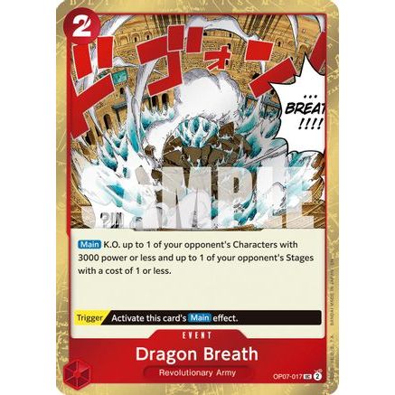 Dragon Breath (Pirate Foil) (OP07-017) - Premium Booster -The Best- Vol. 2 Foil