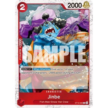 Jinbe - ST10-005 (Pirate Foil) (ST10-005) - Premium Booster -The Best- Vol. 2 Foil