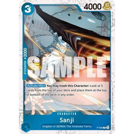 Sanji - P-068 (Pirate Foil) (P-068) - Premium Booster -The Best- Vol. 2 Foil