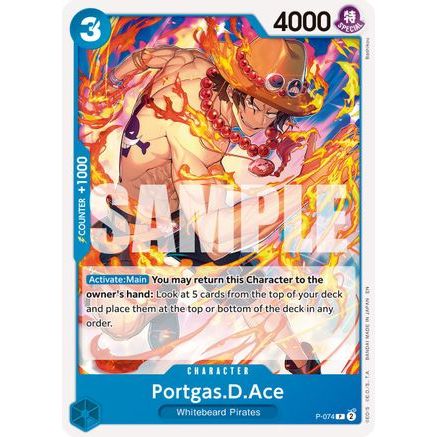 Portgas.D.Ace - P-074 (Reprint) (P-074) - Premium Booster -The Best- Vol. 2