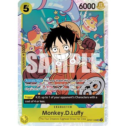 Monkey.D.Luffy - OP07-109 (Reprint) (OP07-109) - Premium Booster -The Best- Vol. 2 Foil