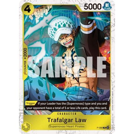 Trafalgar Law -  P-088 (Pirate Foil) (P-088) - Premium Booster -The Best- Vol. 2 Foil