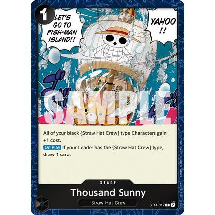 Thousand Sunny (Pirate Foil) (ST14-017) - Premium Booster -The Best- Vol. 2 Foil