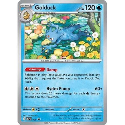 Golduck - 008 8 - ME Mega Evolution Promo Holofoil