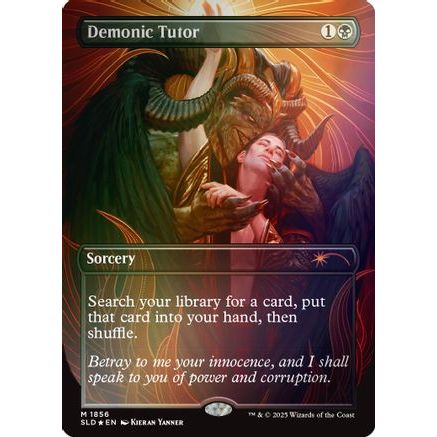 Demonic Tutor (Rainbow Foil) (SLD-1856) - Secret Lair Drop Series Foil