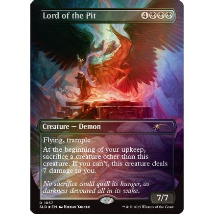 Lord of the Pit (Rainbow Foil) (SLD-1857) - Secret Lair Drop Series Foil
