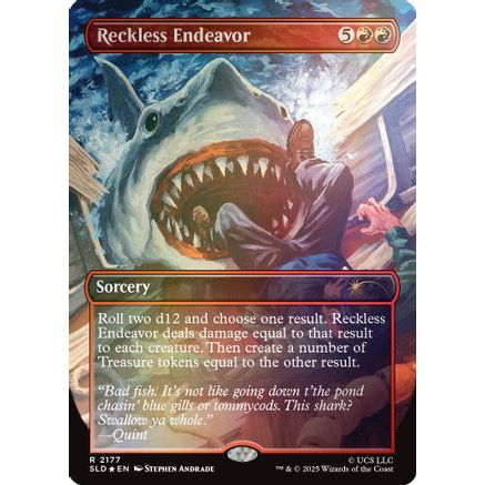 Reckless Endeavor (Rainbow Foil) (SLD-2177) - Secret Lair Drop Series Foil