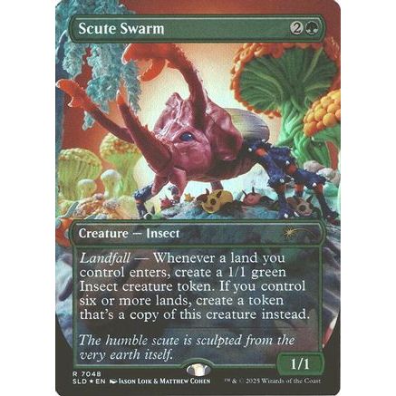 Scute Swarm (Rainbow Foil) (SLD-7048) - Secret Lair Drop Series Foil