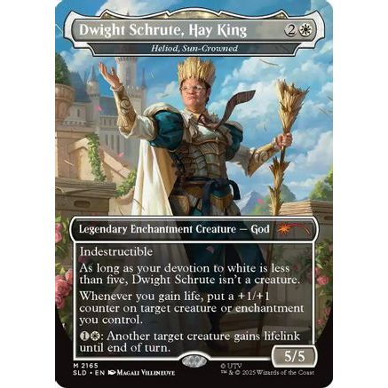 Dwight Schrute, Hay King - Heliod, Sun-Crowned (SLD-2165) - Secret Lair Drop Series Foil