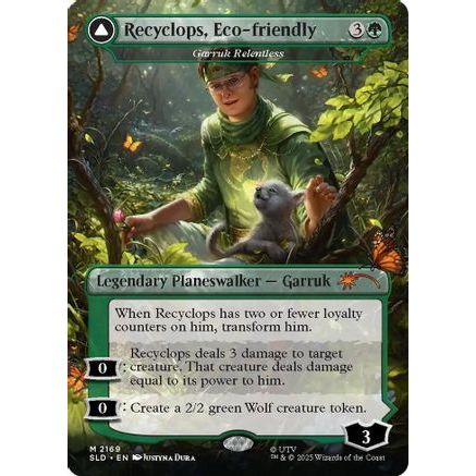 Recyclops, Eco-friendly - Garruk Relentless (SLD-2169) - Secret Lair Drop Series