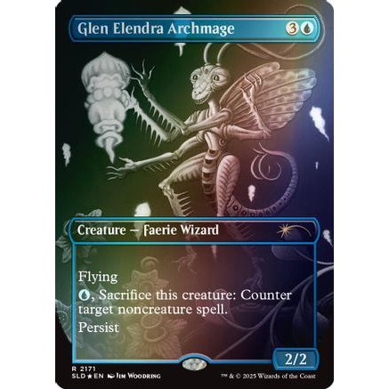 Glen Elendra Archmage (2171) (Rainbow Foil) (SLD-2171) - Secret Lair Drop Series Foil