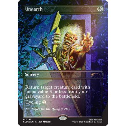 Unearth (Rainbow Foil) (SLD-2191) - Secret Lair Drop Series Foil