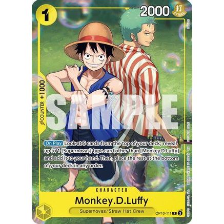 Monkey.D.Luffy (Learn Together Deck Set - Set Sail Event) (OP10-111) - One Piece Promotion Cards