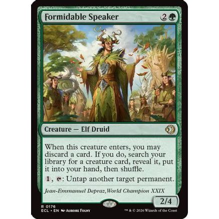 Formidable Speaker (ECL-176) - Lorwyn Eclipsed