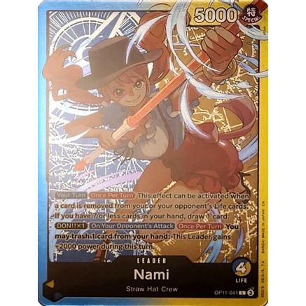 Nami - OP11-041 (Nami Deck) (OP11-041) - Learn Together Deck Set Foil